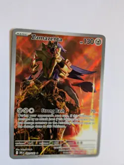 Zamazenta - 201/182 Destined Rivals Illustration Rare Full Art Pokemon Card NM/M - Image 1