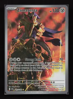 Zamazenta 201/182 Illustration Rare Destined Rivals Pokemon Near Mint - Image 1