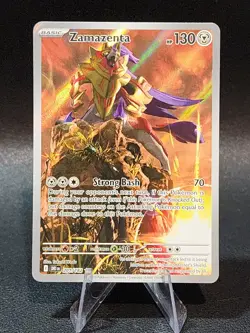 Zamazenta 201/182 Illustration Rare Destined Rivals Pokemon NM - Image 1
