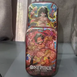 One Piece Card Game Tin Pack Set Vol.1 Full Set Luffy & Roger Tin Brand New - Image 1