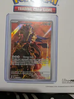 Pokemon TCG Zamazenta Destined Rivals 201/182 Illustration Rare - Image 1