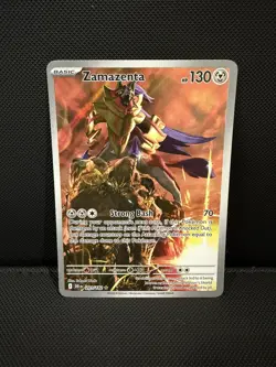 Pokemon TCG Zamazenta Destined Rivals 201/182 Illustration Rare - Image 1
