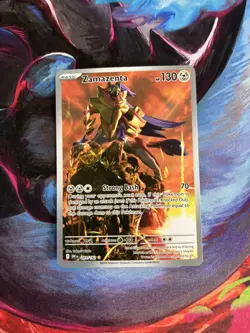 Pokemon TCG Zamazenta Destined Rivals 201/182 Illustration Rare - Image 1