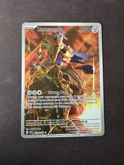 Pokemon TCG Zamazenta Destined Rivals 201/182 Illustration Rare Card - Image 1