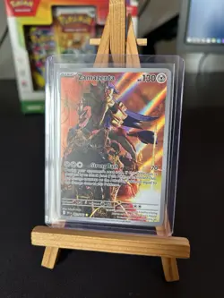 Pokemon TCG Zamazenta Destined Rivals 201/182 Illustration Rare - Image 1