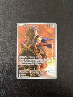 Pokemon TCG Zamazenta Destined Rivals 201/182 Illustration Rare - Image 1