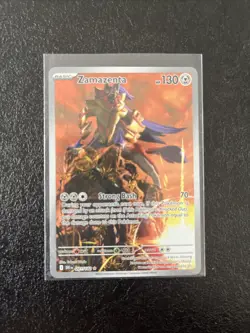 Pokemon TCG Zamazenta Destined Rivals 201/182 Illustration Rare - Image 3