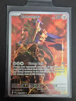 Pokemon TCG Zamazenta Destined Rivals 201/182 Illustration Rare - Image 1