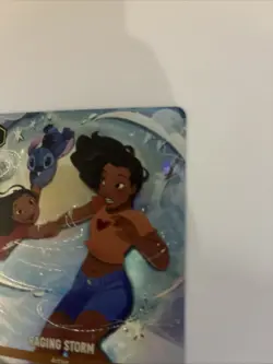 Disney Lorcana Enchanted Raging Storm 225/204 Fresh From Pack Into Protection X - Image 3