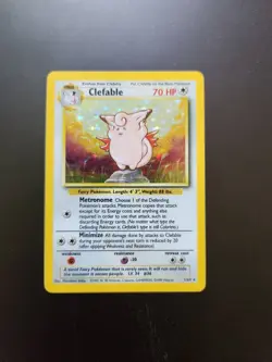 Clefable 1/64 Jungle Set Rare/Holo No Set Symbol Misprint Error - Image 1