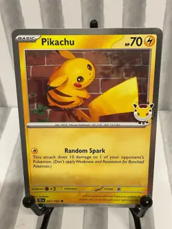 Pikachu 051 /162 Stamped 2026 Pokemon Day 30 Promo TCG With Coin - Image 3
