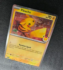 Pikachu 051 /162 Stamped 2026 Pokemon Day 30 Promo TCG With Coin - Image 3