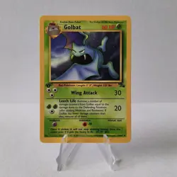Pokemon Trading Card Game Golbat Fossil 1st Edition 34/62 LP-NM - Image 1