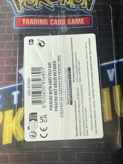 Pokemon Pikachu Card Sealed with Grey Felt Hat SVP 085, Van Gogh - Image 4