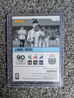 2026 Panini Prizm Monopoly FIFA World Cup Lionel Messi Base Starter Pack Card S1 - Image 2