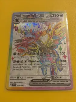 Pokemon TCG Hydreigon EX 223/191 Sv08: Surging Sparks Holo Card English - Image 1