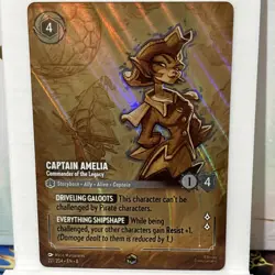 Captain Amelia - Commander of the Legacy (Enchanted) 221/204 Azurite Sea Holo - Image 1