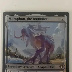 NMT MTG Morophon, the Boundless Commander Masters Regular Colorless Shapeshifter - Image 2