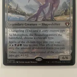 NMT MTG Morophon, the Boundless Commander Masters Regular Colorless Shapeshifter - Image 3