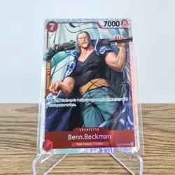 Benn.Beckman One Piece Card Op09 SR Foil ENG TCG - Image 1