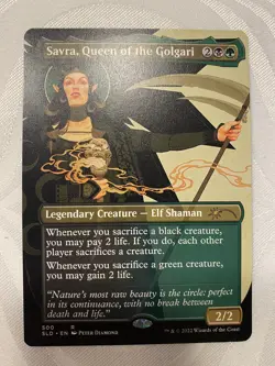 Savra, Queen Of Golgari *Non-Foil* SECRET LAIR: Rule The Room MTG SLD MT/NM - Image 1