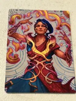 mtg Saheeli the Sun's Brilliance, Lost Caverns of Ixalan Art Series card, 52/81 - Image 1