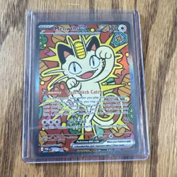 Pokemon Meowth EX 121/088 Holo Ability Card PDR Set Basic English TCG - Image 1