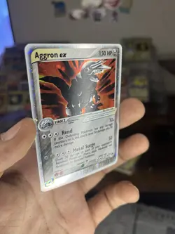 Pokemon Aggron EX Holo EX Sandstorm 95/100 150 HP Stage 2 Rare TCG - Image 3