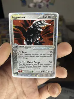 Pokemon Aggron EX Holo EX Sandstorm 95/100 150 HP Stage 2 Rare TCG - Image 4