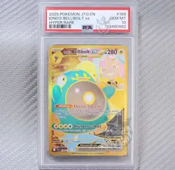 Iono's Bellibolt ex PSA 10 📈 2025 Pokemon SV09 Journey Together JTG EN 188/159 - Image 1
