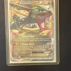 Pokemon Rayquaza EX Dragons Exalted Ultra Rare Holo 85/124 170 HP Card - Image 1
