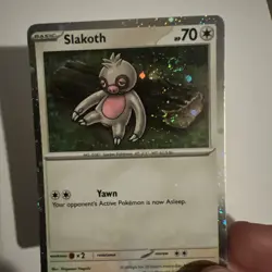 Pokemon TCG Slakoth 160/193 Cosmos Holo Exclusive with TRIPLE Swirl MINT - Image 1