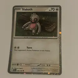 Pokemon TCG Slakoth 160/193 Cosmos Holo Exclusive with TRIPLE Swirl MINT - Image 4