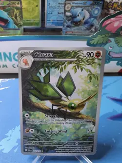 Vibrava - 206/191 - Surging Sparks Illustration Rare Pokemon Card - NM - Image 1