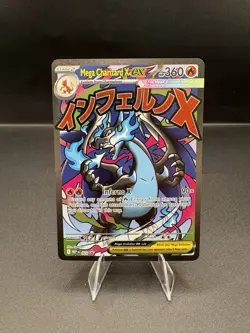 Pokemon TCG Mega Charizard x Ex Promo Card Holo - Image 1