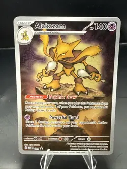 Pokemon Alakazam Mega Evolution Promo 009 NM - Image 1