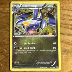 Pokemon TCG Dragons Exalted Holo Garchomp #91/124 - Image 1
