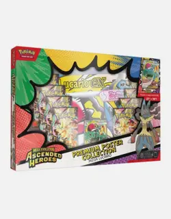 Pokemon Ascended Heroes Mega Lucario Premium Poster Collection Brand New Sealed - Image 1