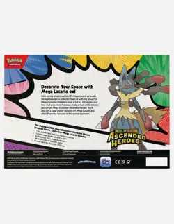 Pokemon Ascended Heroes Mega Lucario Premium Poster Collection Brand New Sealed - Image 2