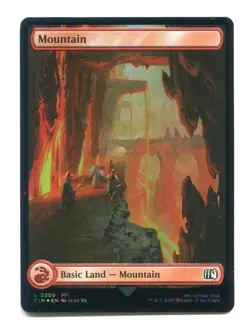 Mountain FOIL Basic Land #0305 NM Final Fantasy FIN MTG Magic the Gathering FFI - Image 1
