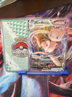 Mew VMAX 114/264 2023 Pokemon World Championships Fusion Strike Card - Image 1