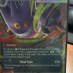 Pokemon Mega Gengar EX 056/094 Rare Foil Psychic 350 HP 230 ATK EN Card - Image 2