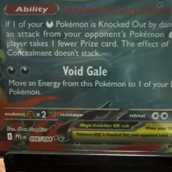 Pokemon Mega Gengar EX 056/094 Rare Foil Psychic 350 HP 230 ATK EN Card - Image 3