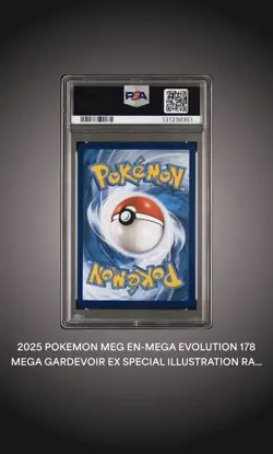 2025 POKEMON SPECIAL ILLUSTRATION RARE #178 MEGA GARDEVOIR EX PSA 10 GEM MINT - Image 3