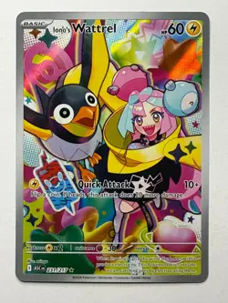 Pokemon Iono's Wattrel Illustration Rare Holo Ascended Heroes 231/217 - Image 1