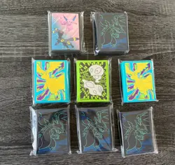 Pokemon ETB UPC Official Sleeve Lot from Various Sets and Collections (8) - Image 1
