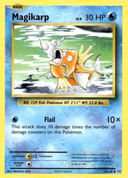 Magikarp Pokemon XY Evolutions 33/108 MP - Image 1