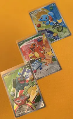 Pokemon First Parter Pack Fresh Kanto Starters Promo Lot - Image 1