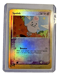 2003 Pokemon Dragon Spoink Reverse Holo #73/97 LP - Image 1
