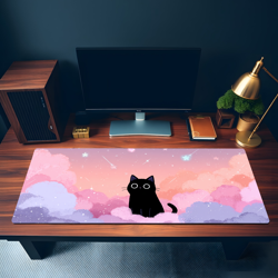 MTG Playmat | Cute Cat Pastel Themed TCG Playmat | Unofficial MTG Playmat - Image 3